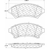 PosiQuiet Semi Met Pads 1997-2005 Buick Cadillac Chevrolet Oldsmobile Pontiac Aurora Bonneville Cent - image 1