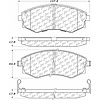 PosiQuiet Semi Met Pads 1989-1998 for Nissan 240SX Axxess Stanza - image 1