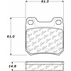 PosiQuiet Semi Met Pads 1997-2008 Chevrolet Saab Saturn 900 9-3 9-5 Astra L100 L200 L300 LS LS1 LS2 LW1 LW2 LW200 LW300 - image 1
