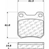 PosiQuiet Semi Met Pads 1997-2000 Cadillac Catera - image 1
