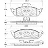 PosiQuiet Semi Met Pads 1998-2005 Mercedes-Benz ML320 ML350 ML430 - image 4