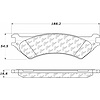 PosiQuiet Semi Met Pads 1999-2007 Ford E-150 E-150 Econoline E-250 E-250 Econoline E-250 Super Duty - image 1