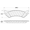 PosiQuiet Semi Met Pads 1999-2007 Ford E-150 E-150 Econoline E-250 E-250 Econoline E-250 Super Duty - image 2