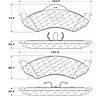 PosiQuiet Semi Met Pads 2000-2002 Dodge Dakota Durango - image 1