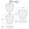 PosiQuiet Semi Met Pads 1999-2005 Audi Volkswagen A6 Quattro Allroad Quattro Passat S4 S6 - image 1