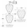 PosiQuiet Semi Met Pads 2000-2003 Audi A8 Quattro - image 1