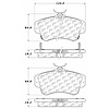 PosiQuiet Semi Met Pads 2001-2010 Chrysler PT Cruiser - image 1