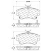 PosiQuiet Semi Met Pads 2001-2010 Chrysler PT Cruiser - image 3