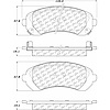 PosiQuiet Semi Met Pads 2001-2007 Buick Chevrolet Oldsmobile Pontiac Aztek Montana Rendezvous Silhouette Venture - image 1