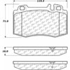 PosiQuiet Semi Met Pads 2007-2013 Mercedes-Benz CLS550 E350 E550 S600 SL550 - image 1