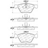 PosiQuiet Semi Met Pads 2004-2009 Mercedes-Benz E320 E350 - image 1