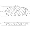 PosiQuiet Semi Met Pads 2013-2014 Chrysler 200 - image 1