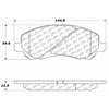 PosiQuiet Semi Met Pads 2013-2014 Chrysler 200 - image 2