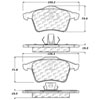 PosiQuiet Semi Met Pads 2009-2012 Saab 9-3 - image 1