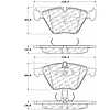 PosiQuiet Semi Met Pads 2003-2012 BMW 1 Series M 730i 735i 735iL - image 1