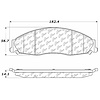 PosiQuiet Semi Met Pads 2003-2008 Cadillac Pontiac CTS Grand Prix STS - image 1