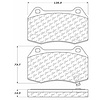 PosiQuiet Semi Met Pads 2003-2008 Infiniti for Nissan 350Z G35 - image 1