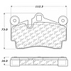 PosiQuiet Semi Met Pads 2003-2015 Audi Porsche Volkswagen Cayenne Q7 Touareg - image 1
