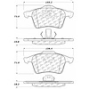 PosiQuiet Semi Met Pads 2003-2013 Volvo XC90 - image 1