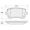 PosiQuiet Semi Met Pads 1991-2012 Audi Bentley Volkswagen A6 Quattro A8 Quattro Continental Phaeton RS4 RS6 S4 S6 S8 - image 1