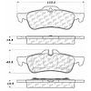 PosiQuiet Semi Met Pads 2002-2008 Mini Cooper - image 1