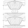 PosiQuiet Semi Met Pads 2006-2015 BMW 325xi 328i 330i 330xi Z4 - image 1