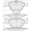 PosiQuiet Semi Met Pads 2005-2012 BMW 120i 125i 128i 130i - image 1