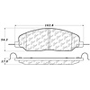 PosiQuiet Semi Met Pads 2005-2010 Ford Mustang - image 1