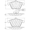 PosiQuiet Semi Met Pads 2008-2015 Audi Volkswagen Golf S3 TT Quattro - image 1