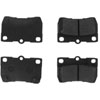 PosiQuiet Semi Met Pads 2006-2013 Lexus GS300 GS350 GS430 GS450h GS460 IS250 IS350 - image 2
