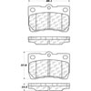 PosiQuiet Semi Met Pads 2006-2013 Lexus IS250 - image 1