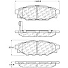 PosiQuiet Semi Met Pads 2005-2015 for Subaru Forester Impreza Legacy Outback WRX - image 1