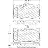 PosiQuiet Semi Met Pads 2006-2015 Lexus GS350 GS430 GS450h GS460 IS350 - image 1