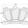 PosiQuiet Semi Met Pads 2005-2010 Porsche Cayenne - image 1