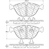 PosiQuiet Semi Met Pads 2004-2012 BMW Rolls Royce Alpina B7 M5 M6 Phantom - image 1