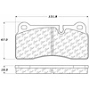 PosiQuiet Semi Met Pads 1995-2014 Audi Lamborghini Diablo Murcielago R8 - image 1