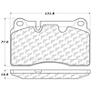 PosiQuiet Semi Met Pads 2006-2016 Chevrolet Volkswagen Camaro Corvette Touareg - image 1