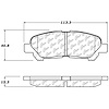 PosiQuiet Semi Met Pads 2002-2006 Dodge Freightliner Sprinter 2500 Sprinter 3500 - image 1