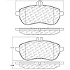 PosiQuiet Semi Met Pads 2008-2016 Mercedes-Benz C180 C200 C250 C280 E200 E250 SLK250 - image 1