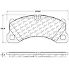 PosiQuiet Semi Met Pads 2008-2016 Porsche Volkswagen Cayenne Macan Panamera Touareg - image 1