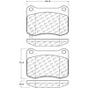 PosiQuiet Semi Met Pads 2008-2013 Lexus IS F - image 1