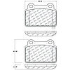PosiQuiet Semi Met Pads 2008-2015 Mitsubishi Lancer - image 1
