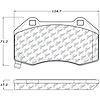 PosiQuiet Semi Met Pads 2005-2010 Chevrolet Renault Cobalt HHR Megane - image 1