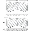 PosiQuiet Semi Met Pads 2009-2015 for Nissan GT-R - image 1
