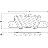 PosiQuiet Semi Met Pads 2010-2016 Porsche 911 Panamera - image 1