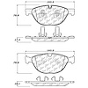 PosiQuiet Semi Met Pads 2010-2015 Jaguar XF XFR XFR-S XJ XK XKR XKR-S