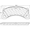 PosiQuiet Semi Met Pads 2011-2016 Porsche Cayenne Macan - image 2