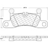 PosiQuiet Semi Met Pads 2011-2016 Porsche Cayenne - image 2