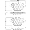 PosiQuiet Semi Met Pads 2011-2015 BMW 528i 528i xDrive 535d 535d xDrive 535i 535i xDrive i8 X3 X4 Z4 - image 1