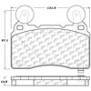PosiQuiet Semi Met Pads 2010-2015 Chevrolet Camaro - image 2
